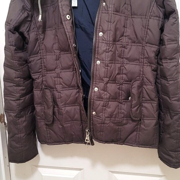 Abercrombie & Fitch Womens Quilted Puffer Jacket With Hood - Size M - Picture 8 of 16
